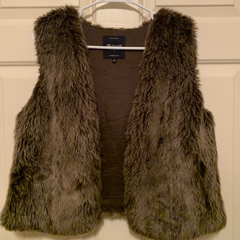 Madewell Faux Fur Vest